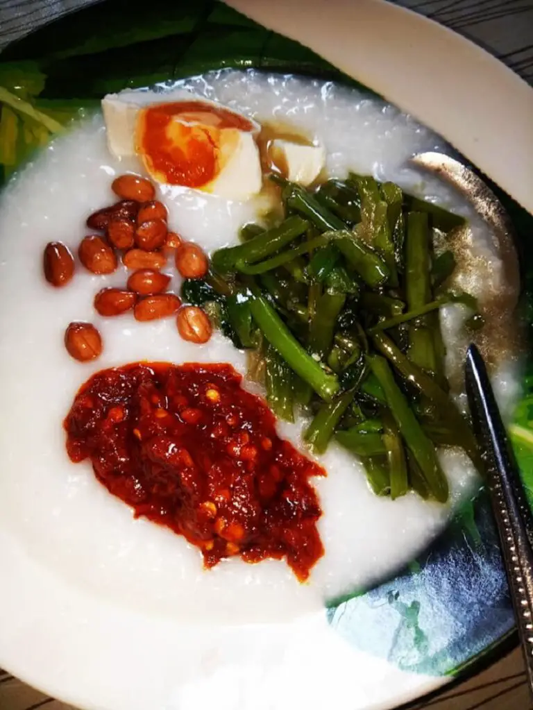 bubur nasi bersambal