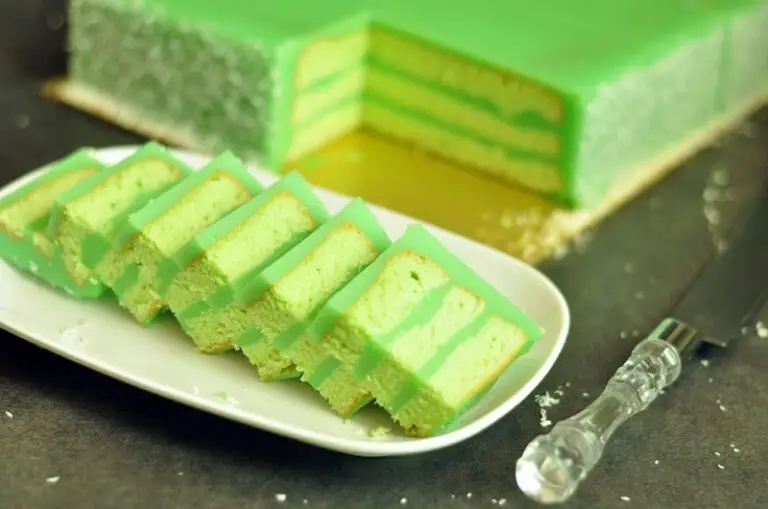 kek pandan kastad 2