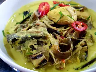 Resepi Jantung Pisang Masak Lemak Cili Api Ayam Resepi My