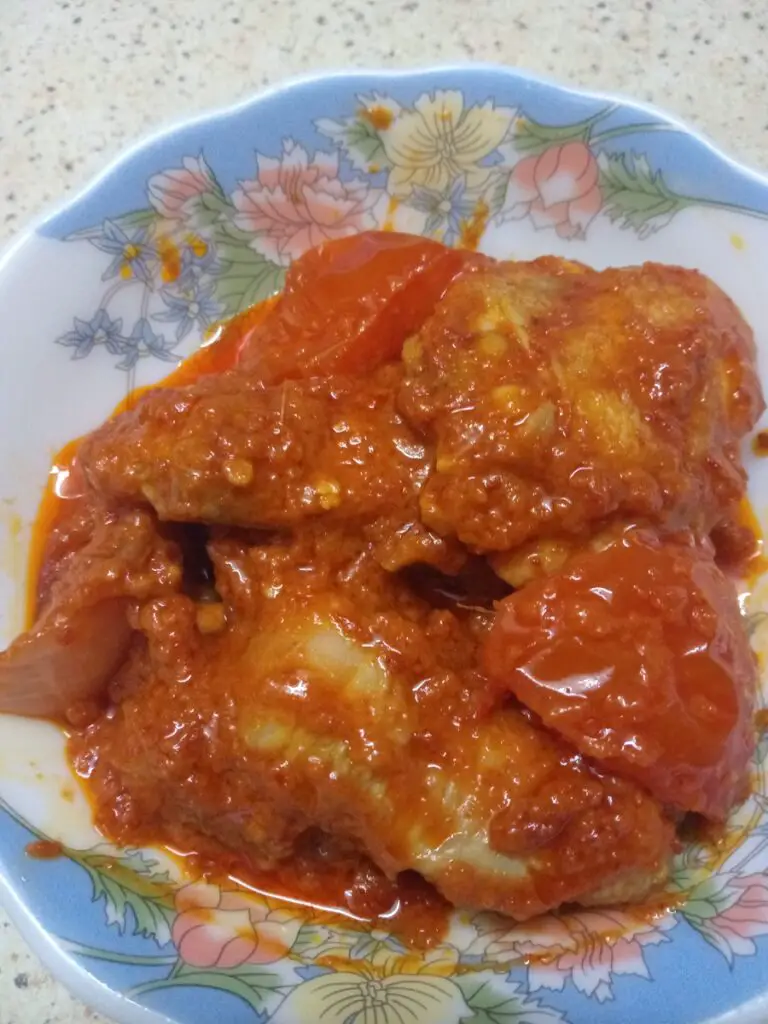 Resepi Ayam Masak Merah  (Resepi Paling Mudah )