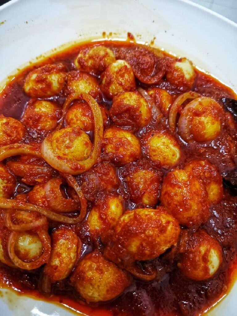 Resepi Sambal Tumis Telur (Versi Telur Puyuh)