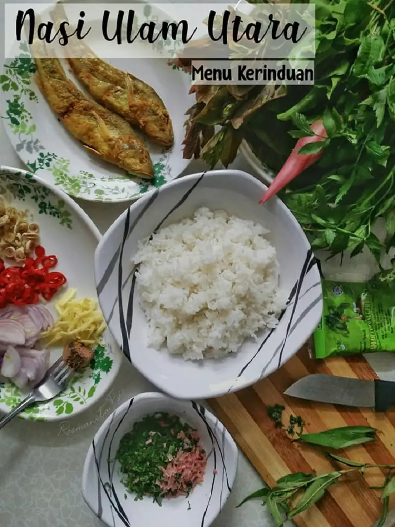 Resepi Nasi Ulam (Sedap dan Sihat) 1
