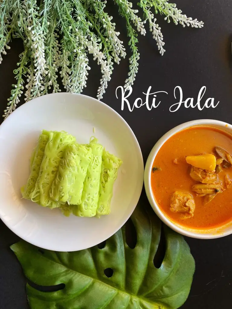 Resepi Roti Jala (Versi Hijau)