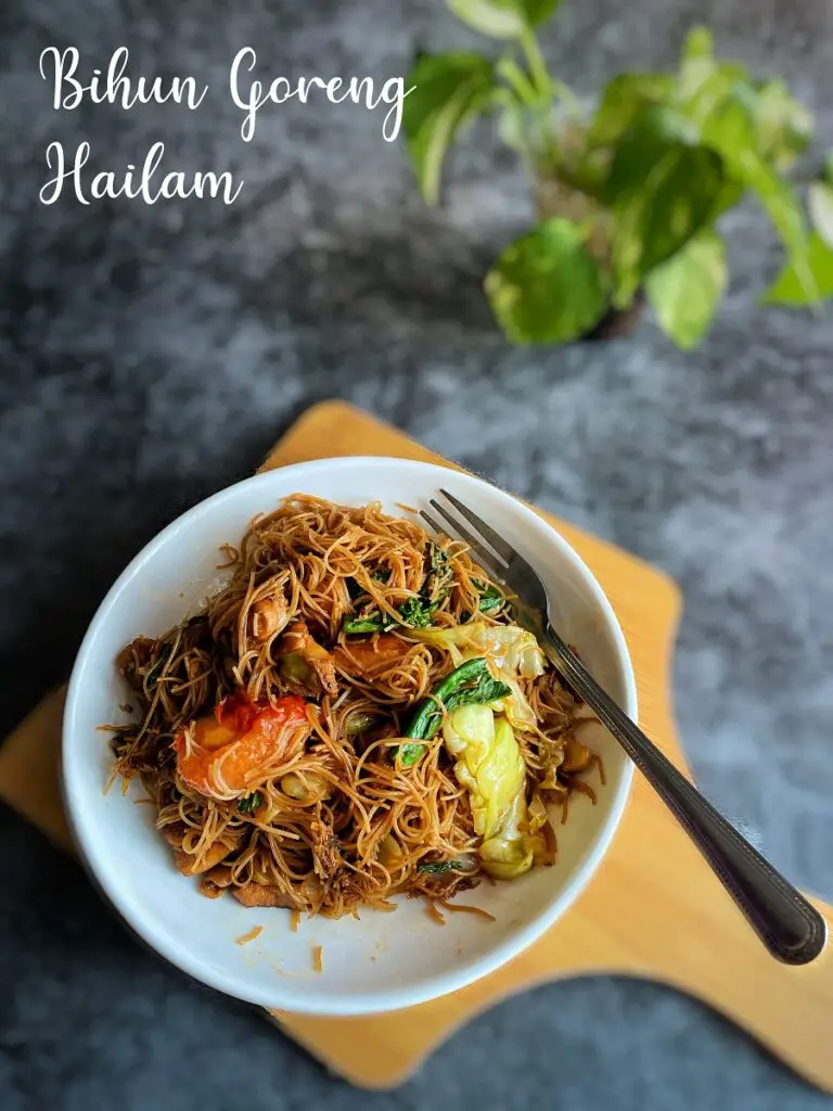 Resepi Bihun Goreng Hailam (Untuk Dua Orang)