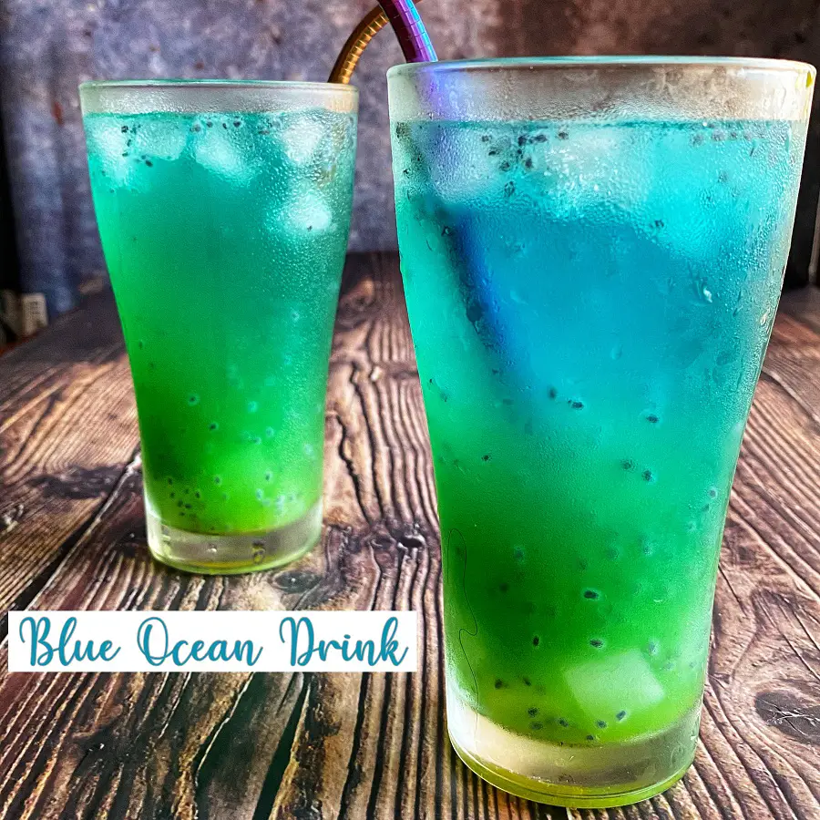Resepi Air Blue Ocean (Mocktail) 1