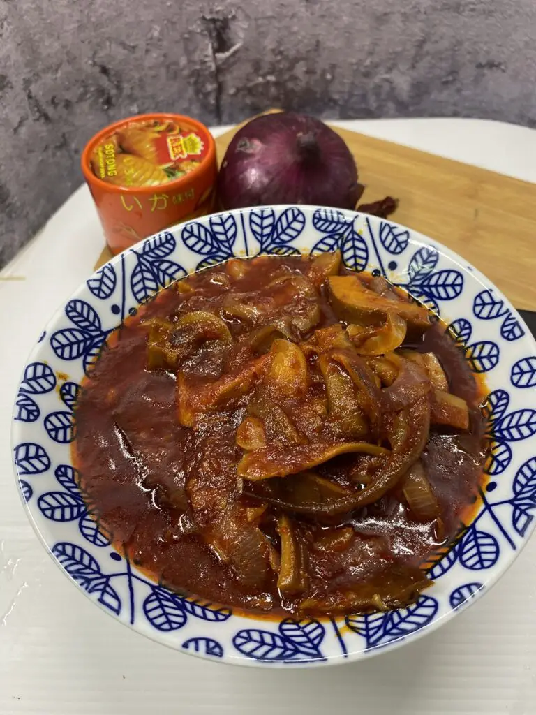 Resepi Sambal Sotong Dalam Tin (Express)