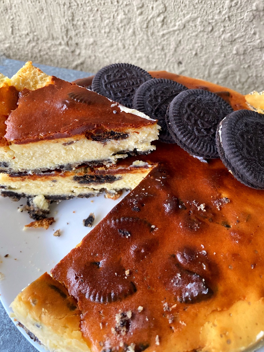 Resepi Baked Oreo Cheesecake (Ala Burnt Cheesecake) 1