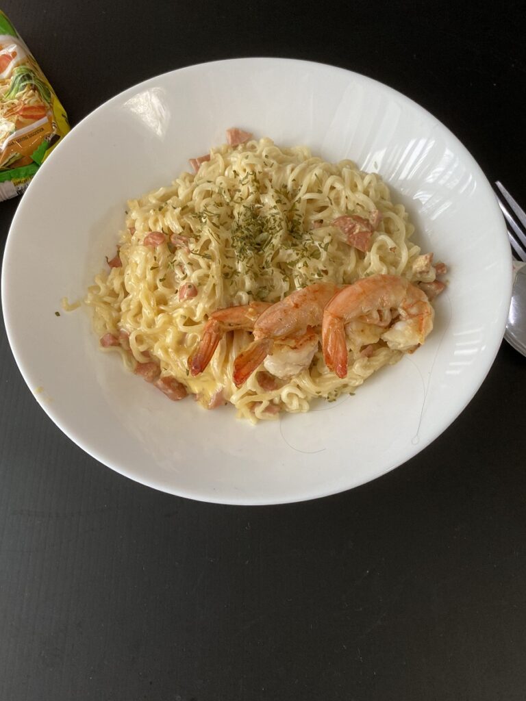 Resepi Maggi Carbonara Sedap Lain Macam