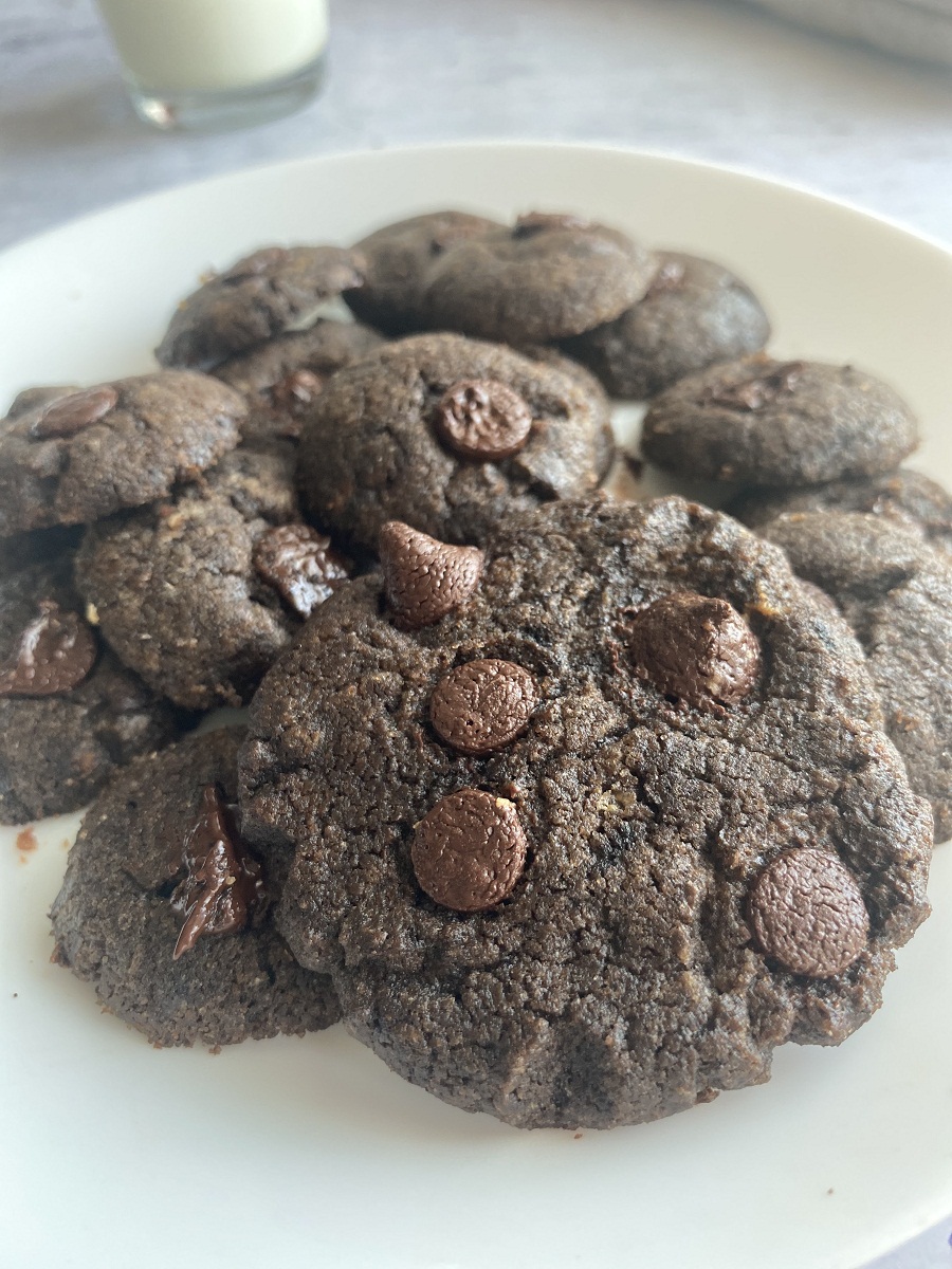 Resepi Bittersweet Dark Chocolate Drop Cookies Sempoi Giler 3