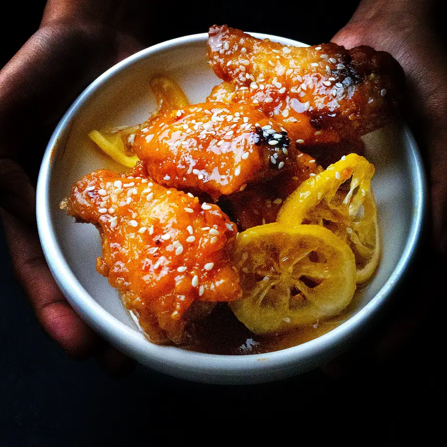 Resepi Honey Lemon Chicken Wing Stail Chinese Food 2