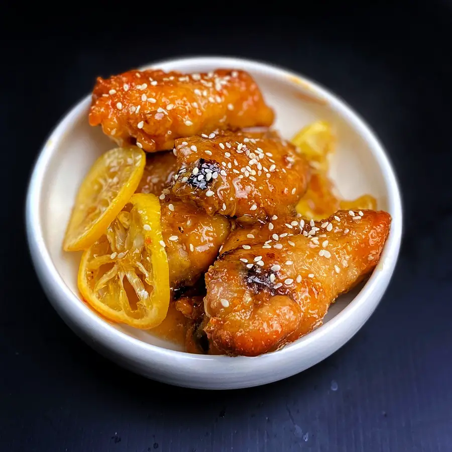 Resepi Honey Lemon Chicken Wing Stail Chinese Food 1