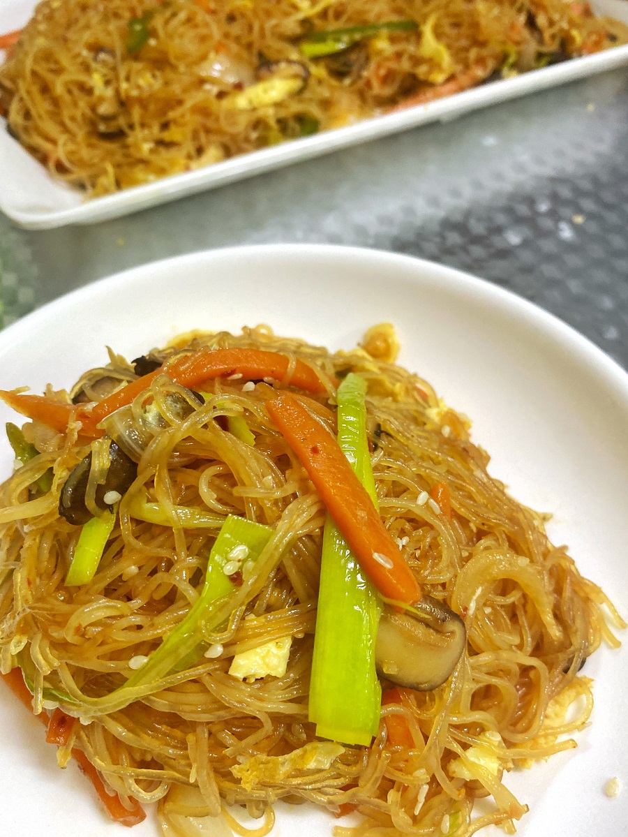 Resepi Japchae Korean Glass Noodle Lain Macam Sedap Kena Try 1