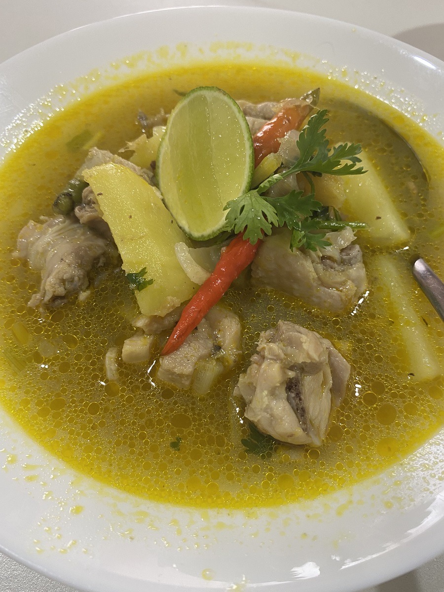 Resepi Sup Ayam Ala-ala Thai Pedas Berasap 1