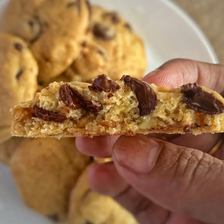 Resepi Cookies Choc Chip Callebout Jenis Lembut dalam Rangup Luar 2