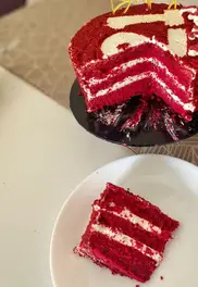 Resepi Kek Butter Viral Red Velvet Versi Merah Menyala Resepi My