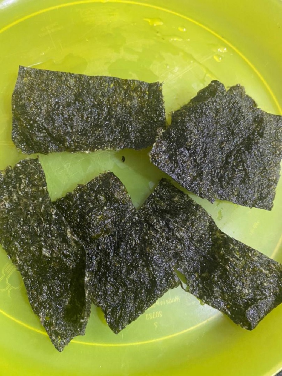 Resepi Seaweed Goreng Snek Sihat Mesra Keto 2