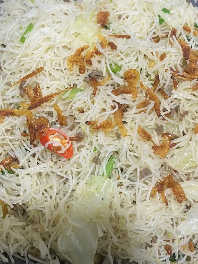 Resepi Bihun Goreng Putih Udang Geragau Sesuai Breakfast