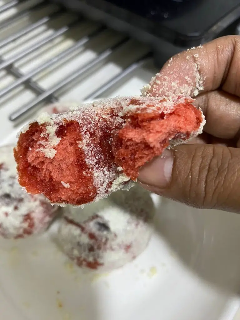 Resepi Donat Viral Perisa Red Velvet Senang Sedap