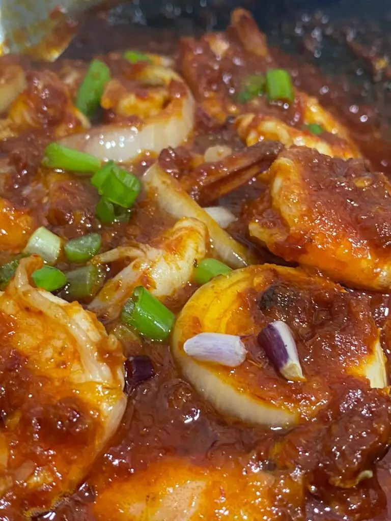 Resepi Garlic Prawn Sambal Bahan Minima Rasa Sedap