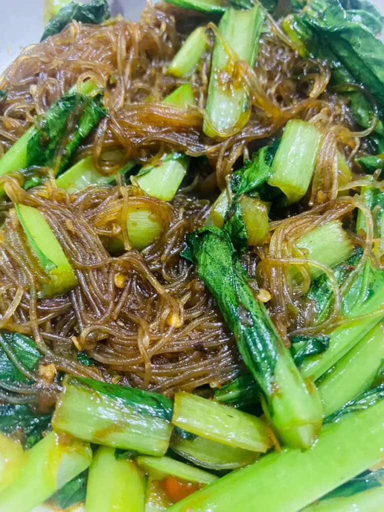 Resepi Suhun Goreng Dengan Sawi Berkicap Ratah Pun Sedap