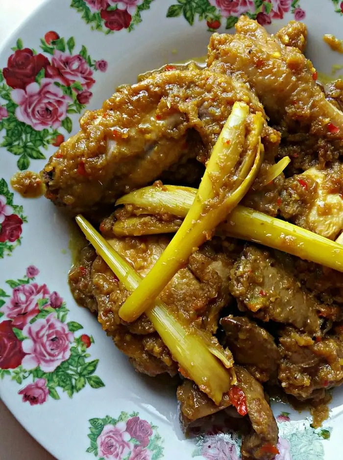 Resepi Ayam Masak Serai (Padu Terangkat)